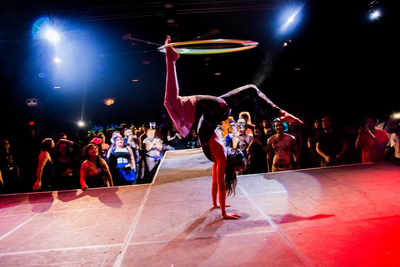 Acrobatic Hoop Dance at the Cosplay Ball 2016 in Phoenix. Presented by The Festival Fashion Show and Scorpius Dance. 