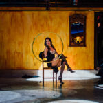 Hoop Burlesque act with Spellbound Productions in downtown Phoenix, AZ. 